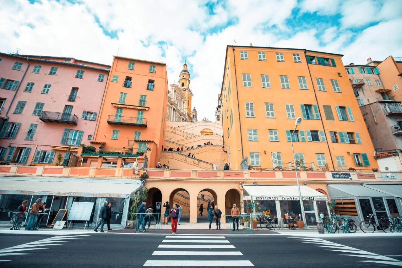 Monaco # Menton - 4 Persons - Hypercenter - Private Parking - Full Renovated - Clim - Fast Wifi - Beach And Sun Экстерьер фото