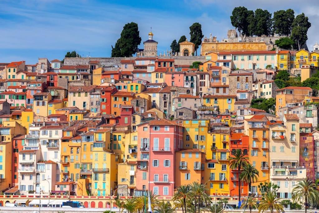 Monaco # Menton - 4 Persons - Hypercenter - Private Parking - Full Renovated - Clim - Fast Wifi - Beach And Sun Экстерьер фото