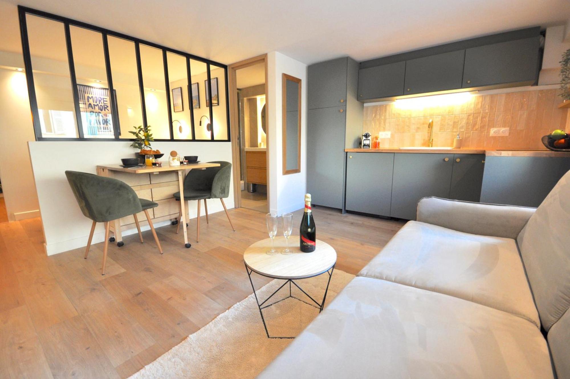 Monaco # Menton - 4 Persons - Hypercenter - Private Parking - Full Renovated - Clim - Fast Wifi - Beach And Sun Экстерьер фото